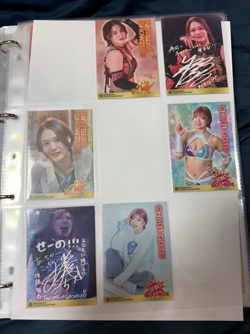 女子プロレス　マリーゴールド　プロレスカード　72種　トレカ