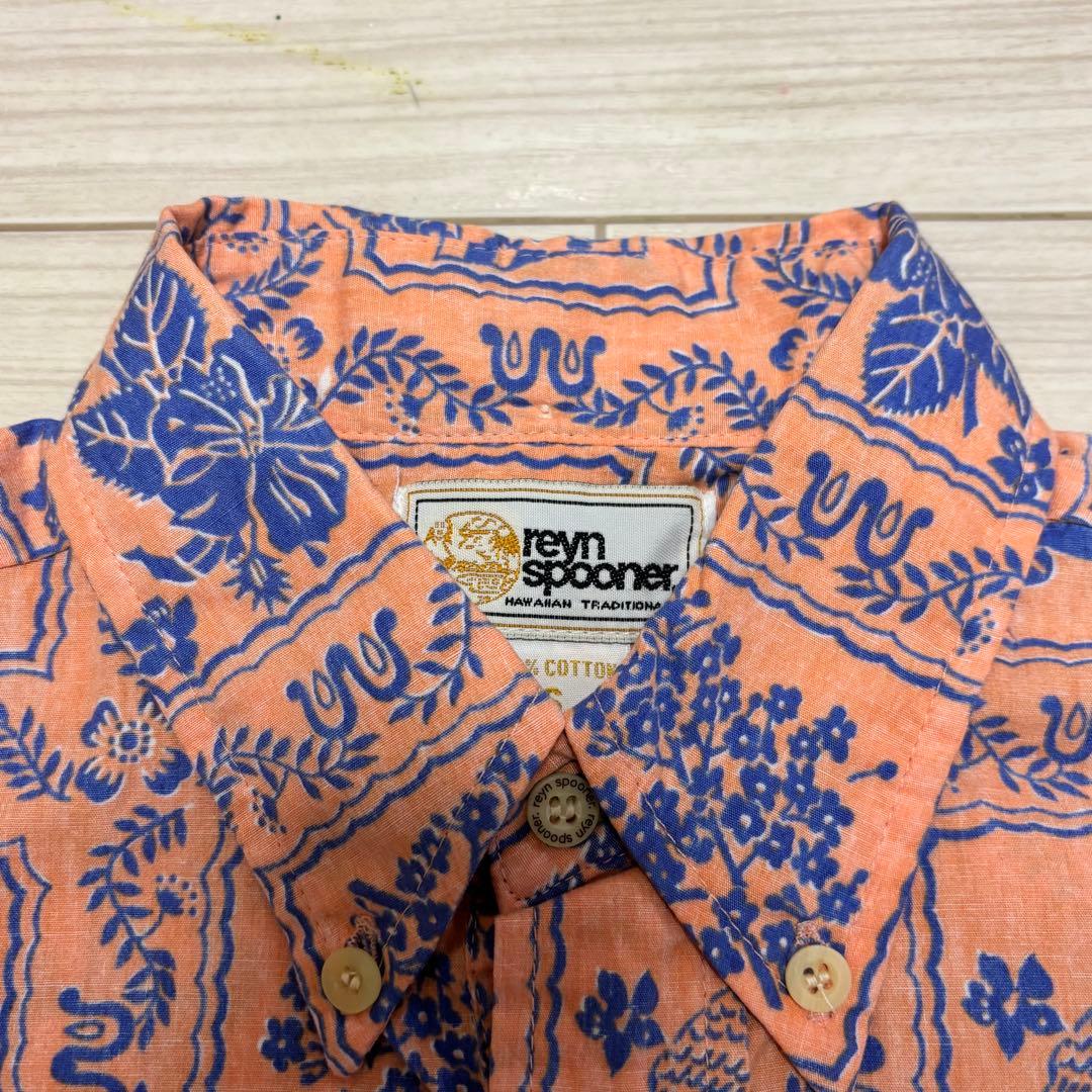 USA製 美品 レインスプーナー アロハシャツ プルオーバー ラハイナセイラー