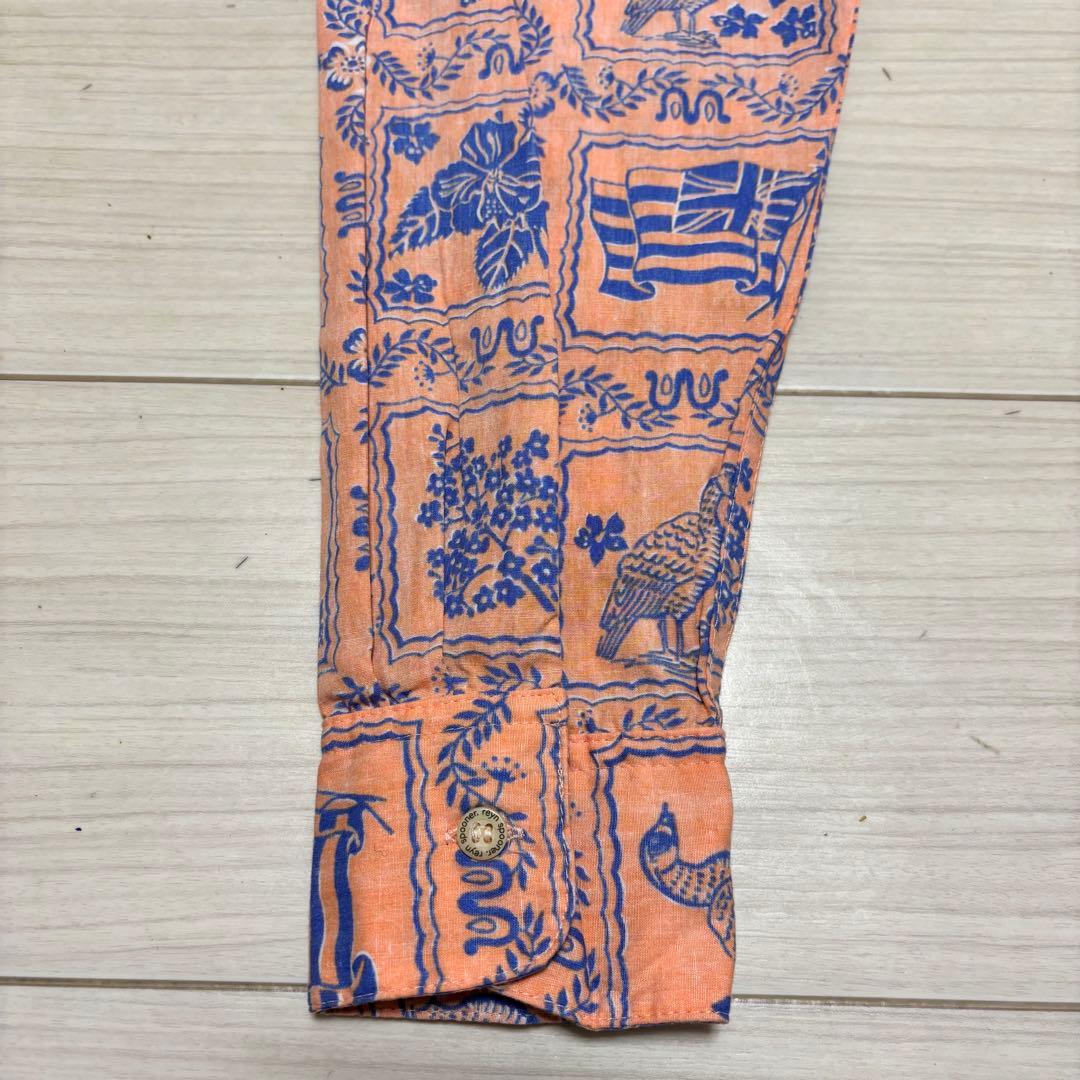 USA製 美品 レインスプーナー アロハシャツ プルオーバー ラハイナセイラー