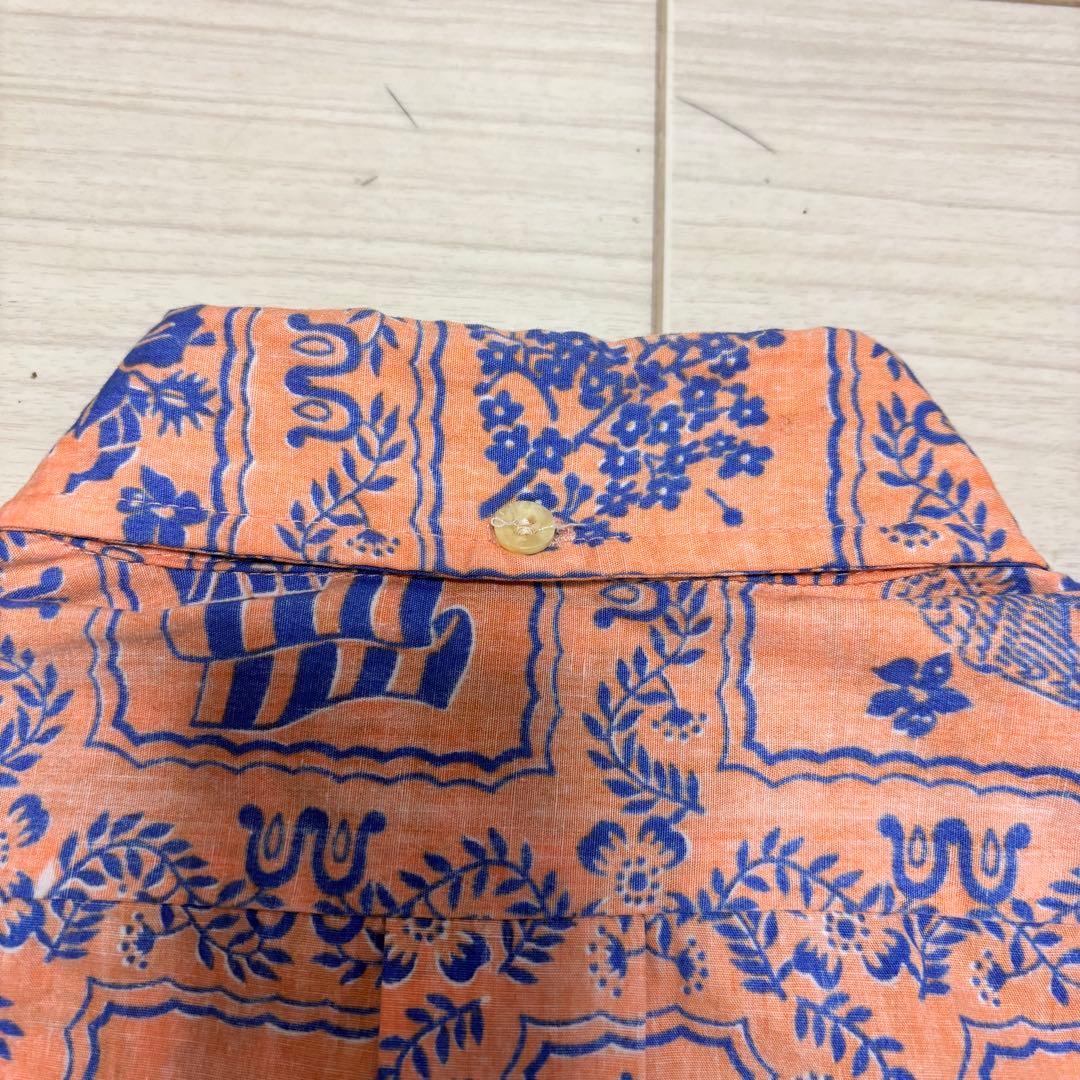 USA製 美品 レインスプーナー アロハシャツ プルオーバー ラハイナセイラー