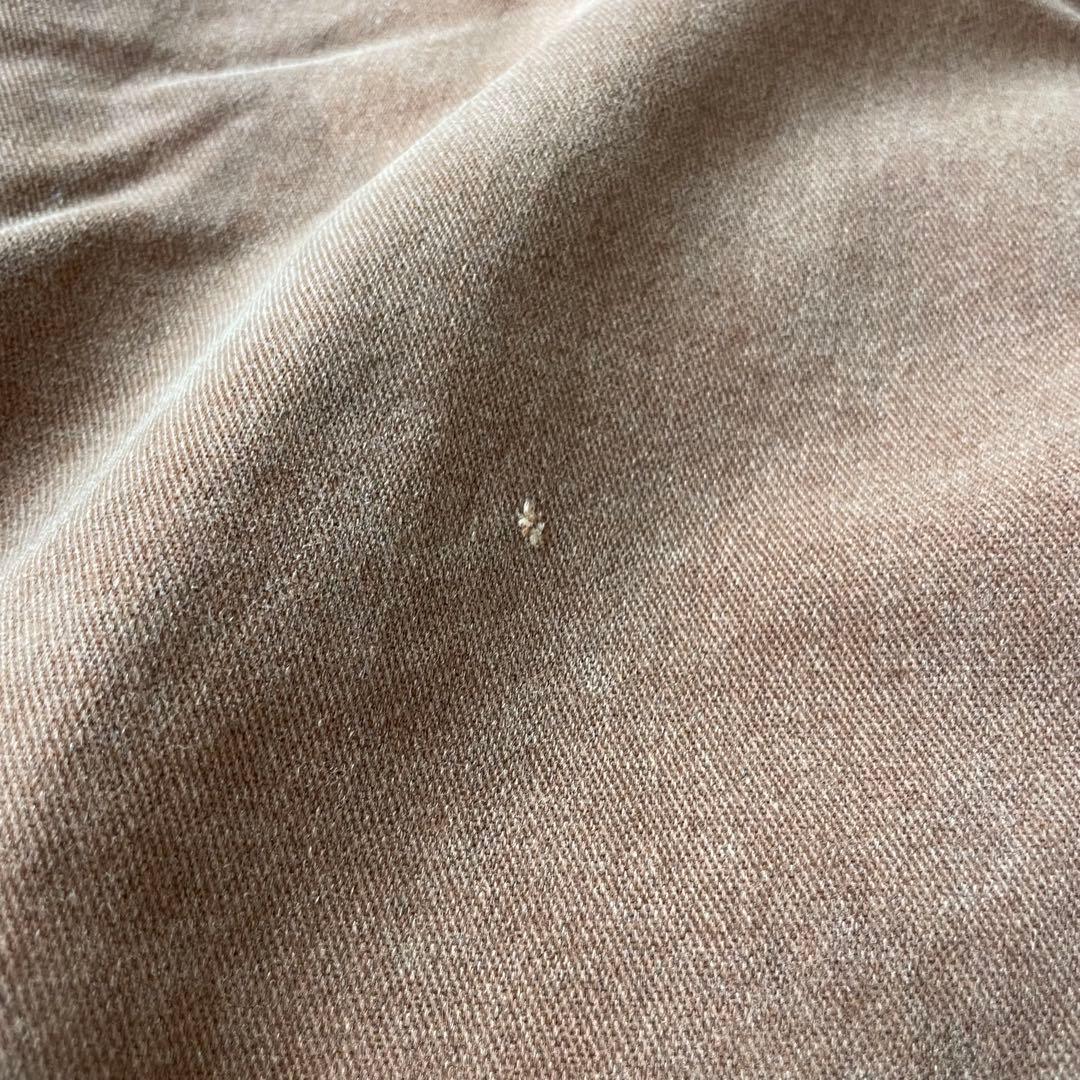 ポルトガル製 ヴィンテージ ワークジャケット ブラウン 鬼フェード 中綿 44