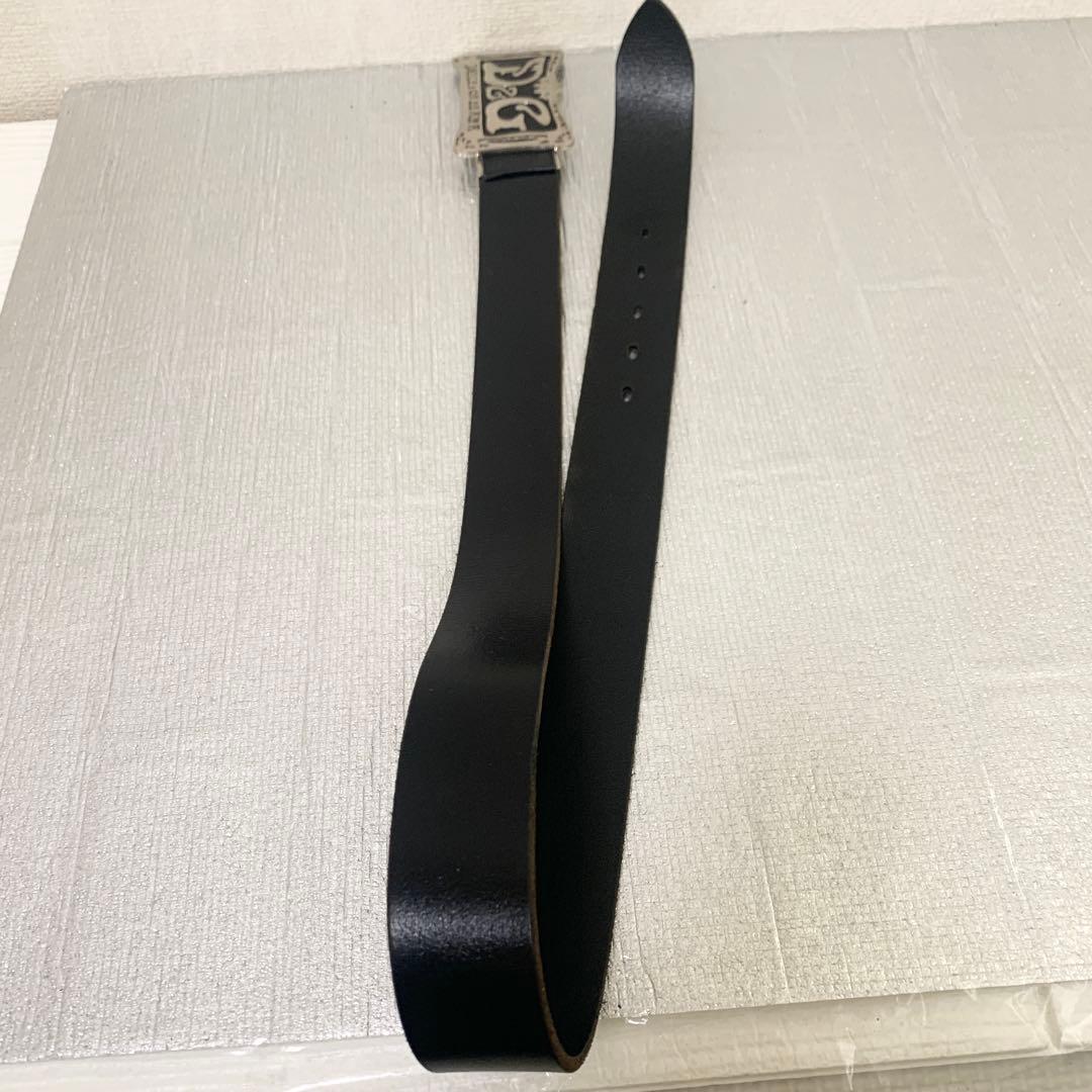 希少　ドルチェ&ガッバーナ ベルト D&G デカロゴ アゲハ蝶　ブラック