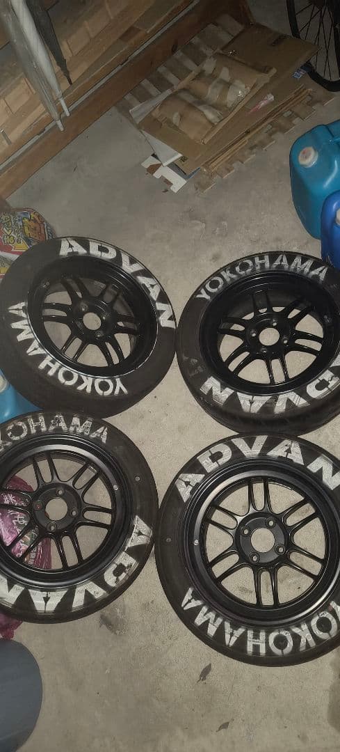 RPF1（マットブラック）15インチ4本タイヤ付き