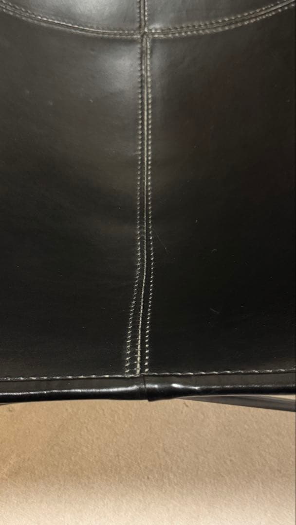 BKF バタフライチェア BLACK オットマン付き