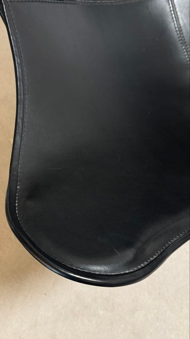 BKF バタフライチェア BLACK オットマン付き