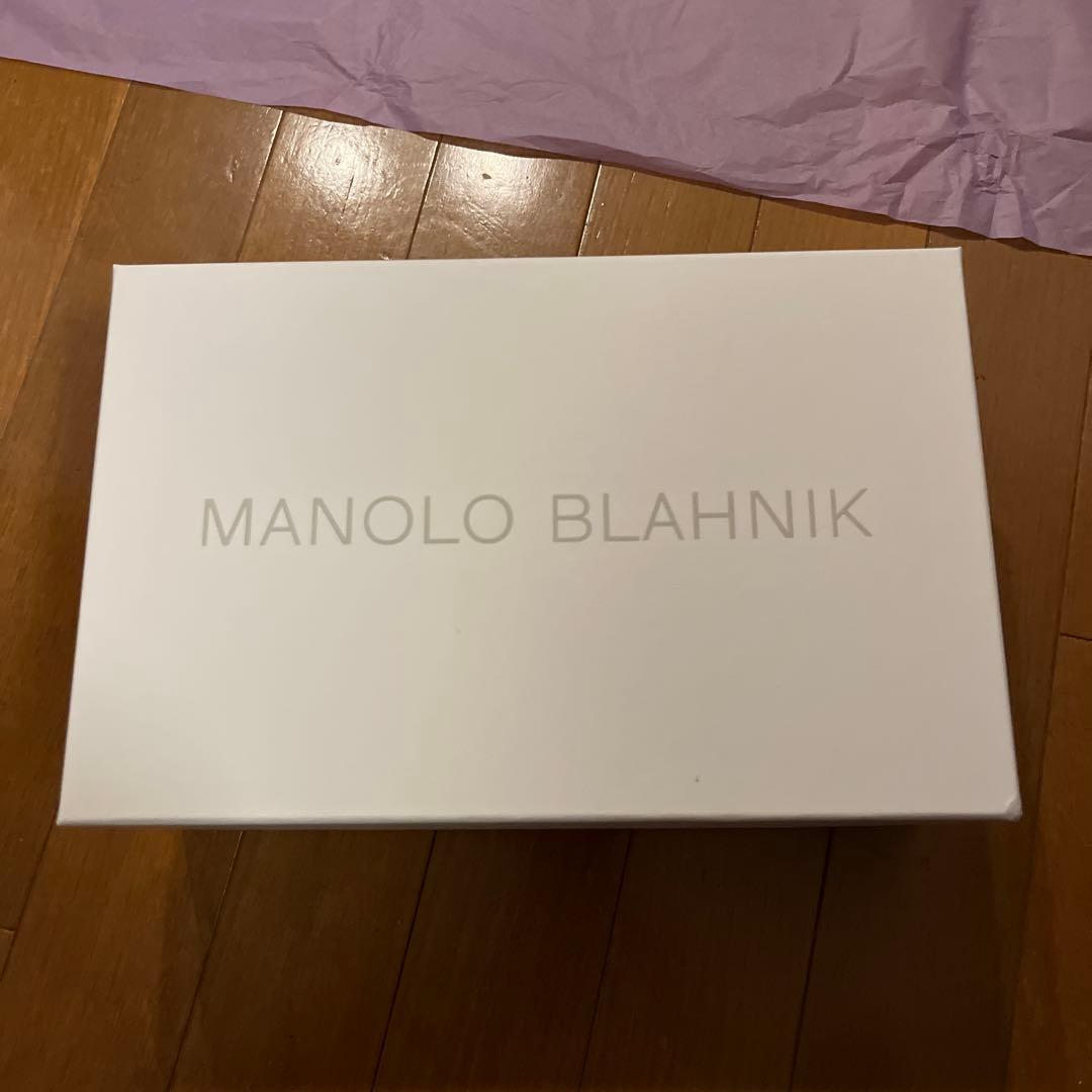 キャメロン様　極美品マノロハンギシ　レース ブラック 35.5（22.5）