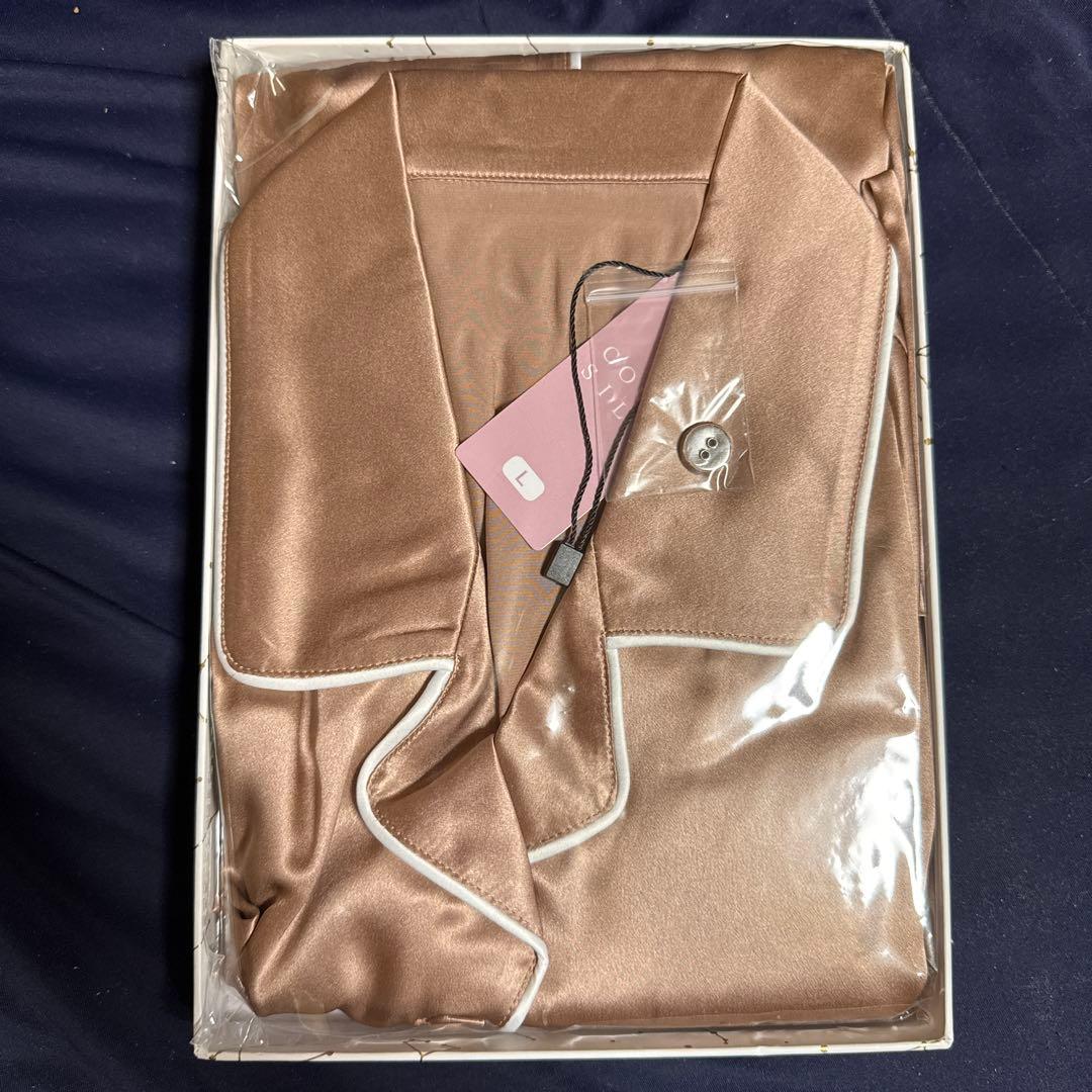 COCO SILK シルクパジャマ ピンクベージュ