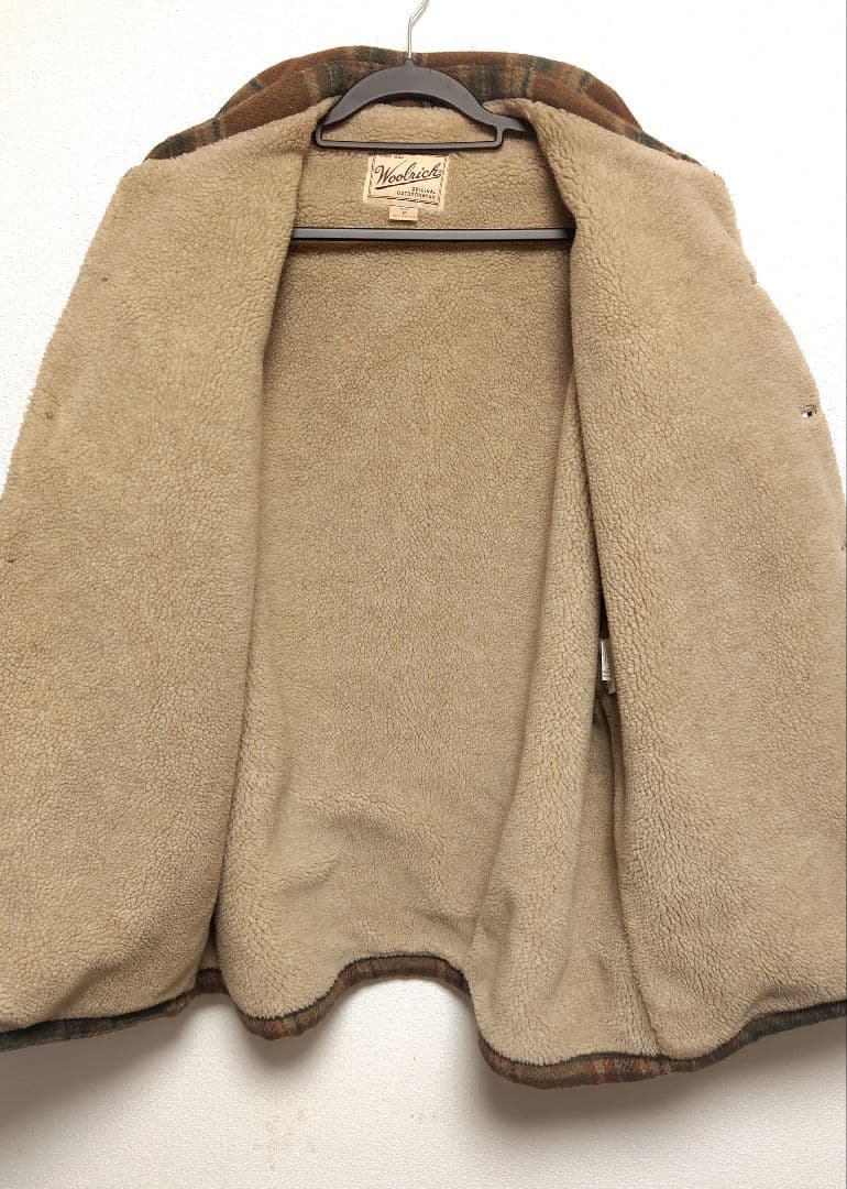 ウールリッチ 裏ボア チェックジャケット
