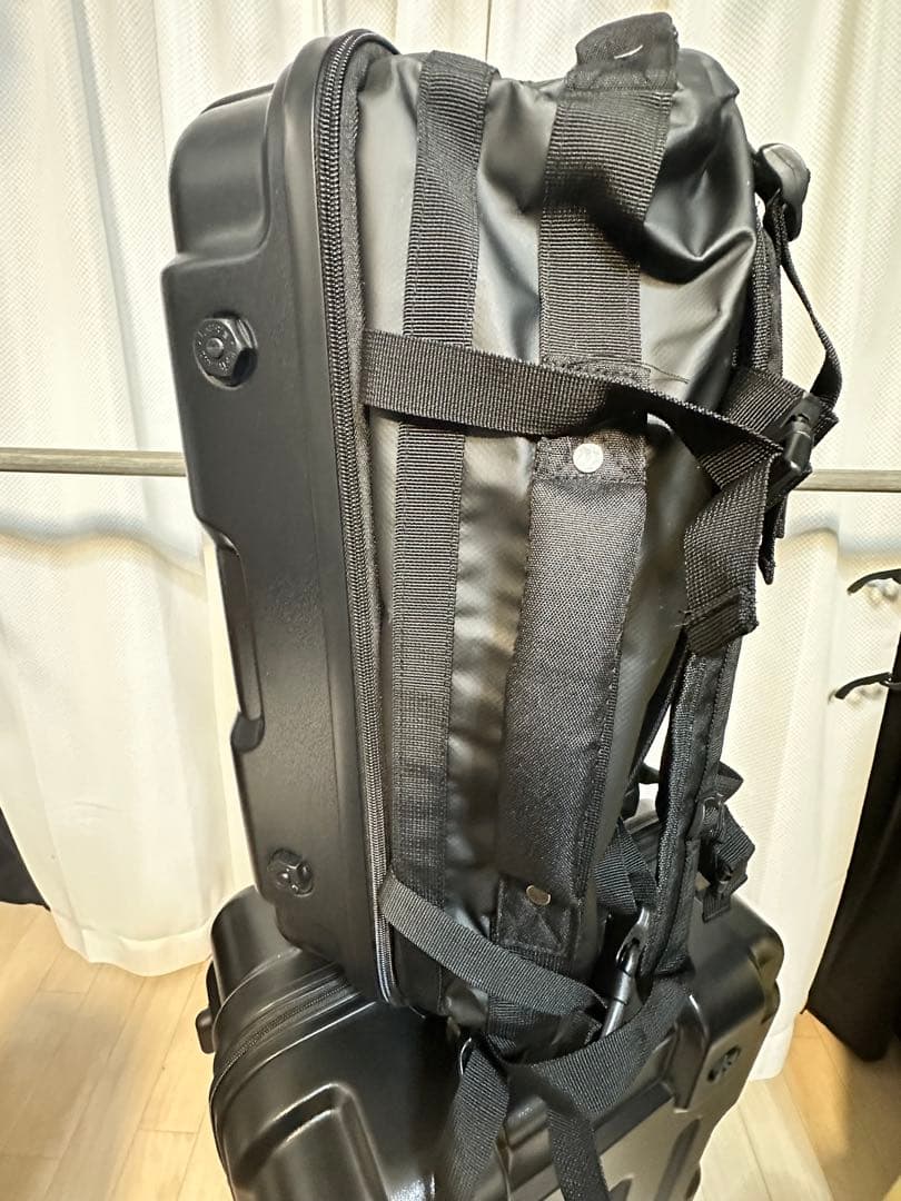 24インチ キャリーケースセット スーツケース 黒 トラベルバッキング リュック