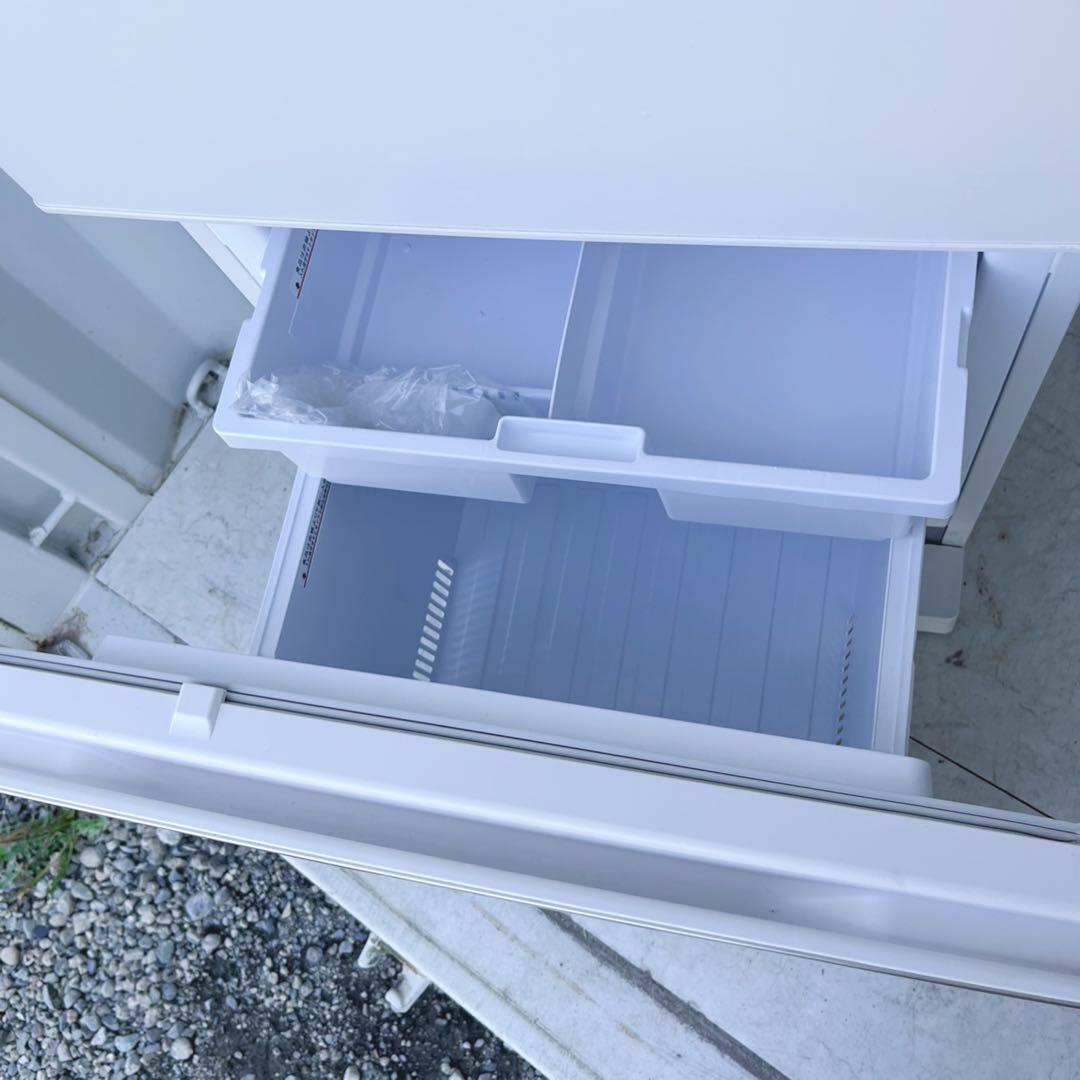 取付無料！高性能三菱おしゃれホワイトインテリア自動製氷付き3ドア冷蔵庫！洗濯機