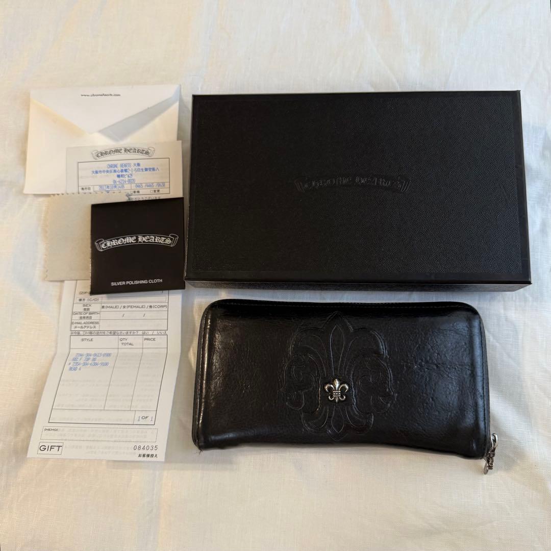 CHROME HEARTS クロムハーツREC F ZIP BS 長財布