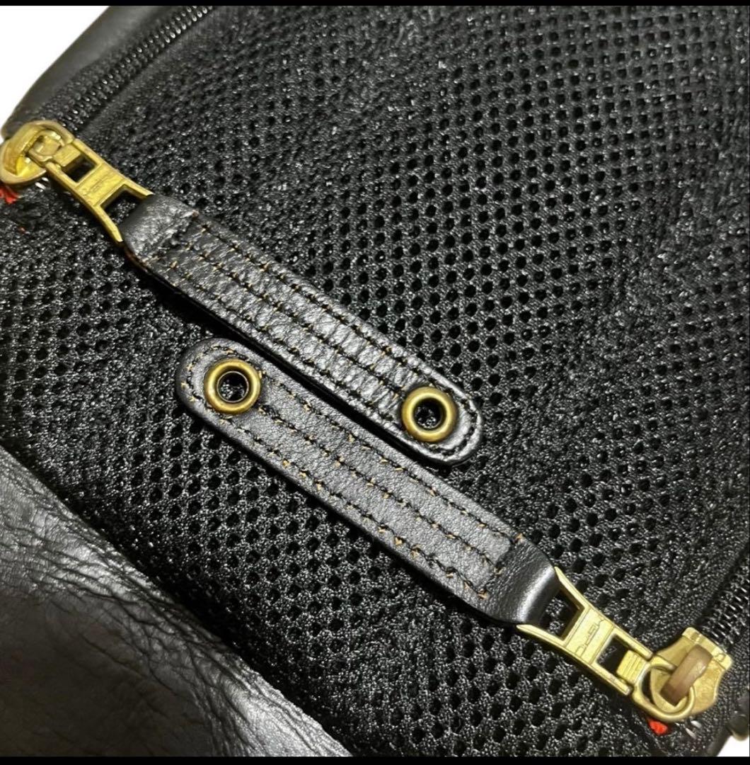 美品　マスターピースmaster-piece ボディバッグ 黒 日本製