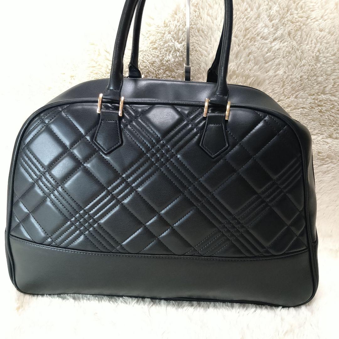 リップサービス ブラック キルティング ボストンバッグ 2024 人気カラー