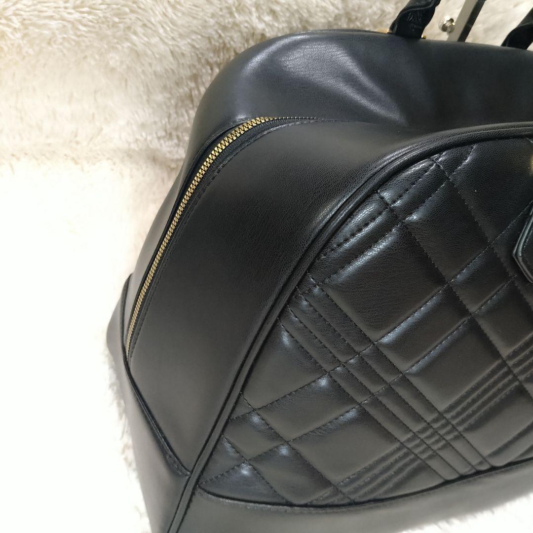 リップサービス ブラック キルティング ボストンバッグ 2024 人気カラー