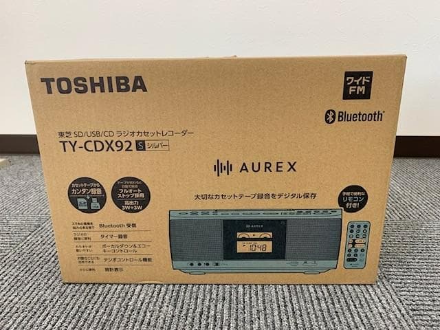『未使用品』TOSHIBA TY-CDX92 Bluetooth　コンポ