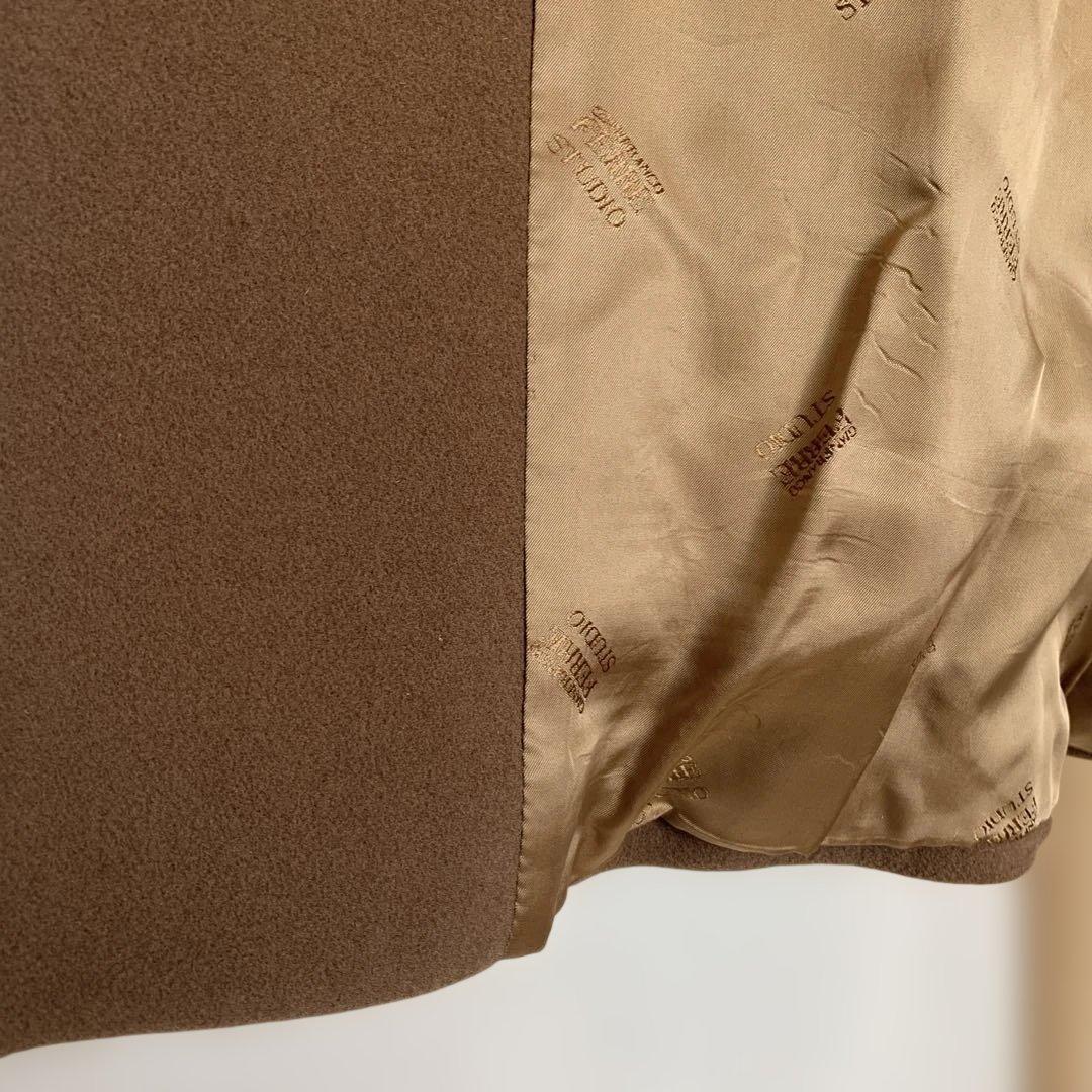 極美品GIANFRANCO FERRE STUDIO ピュアウールロング￼コート