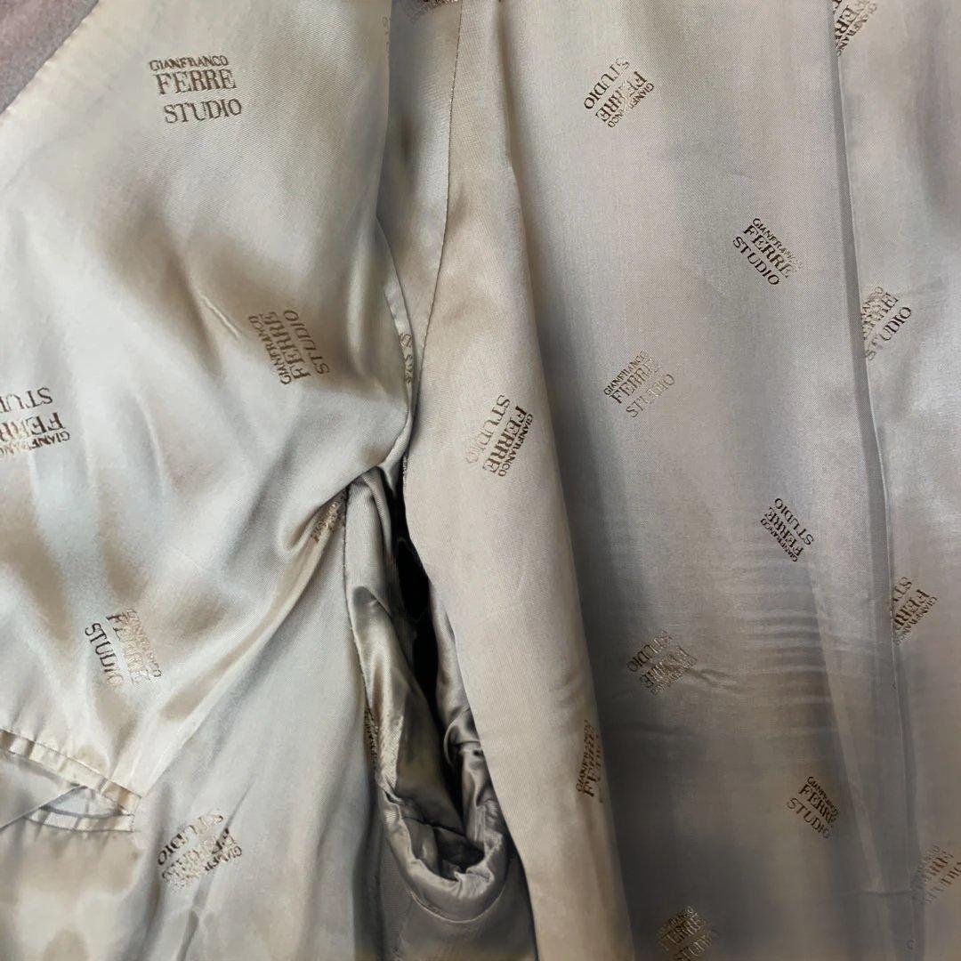 極美品GIANFRANCO FERRE STUDIO ピュアウールロング￼コート