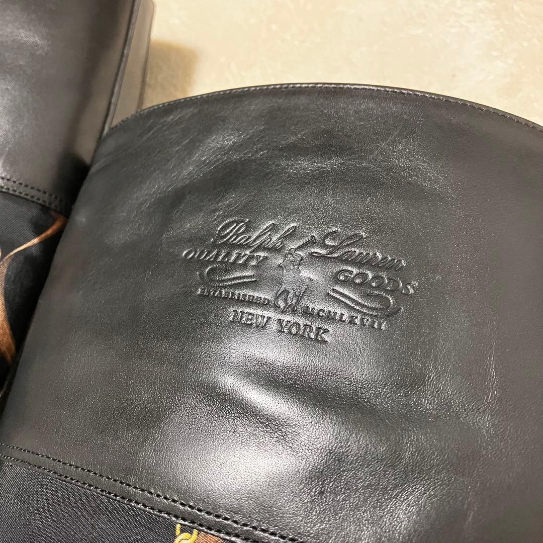 希少・高級ライン✨ラルフローレン MCMLXVII レザー 異素材 ロングブーツ