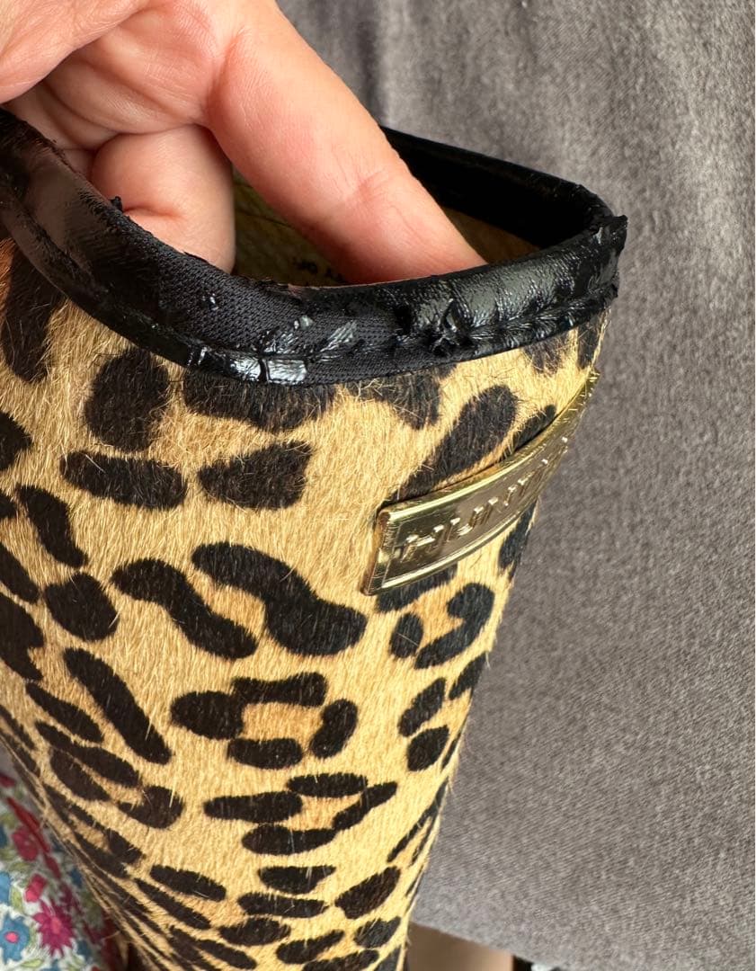 ☆HUNTERハンター⭐︎ハラコレオパード柄レインブーツ