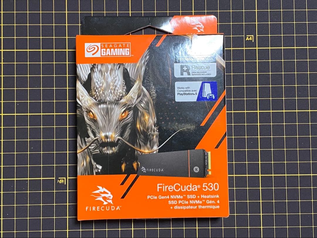 【未使用品】Seagate FireCuda 530 2TB [ヒートシンク付]