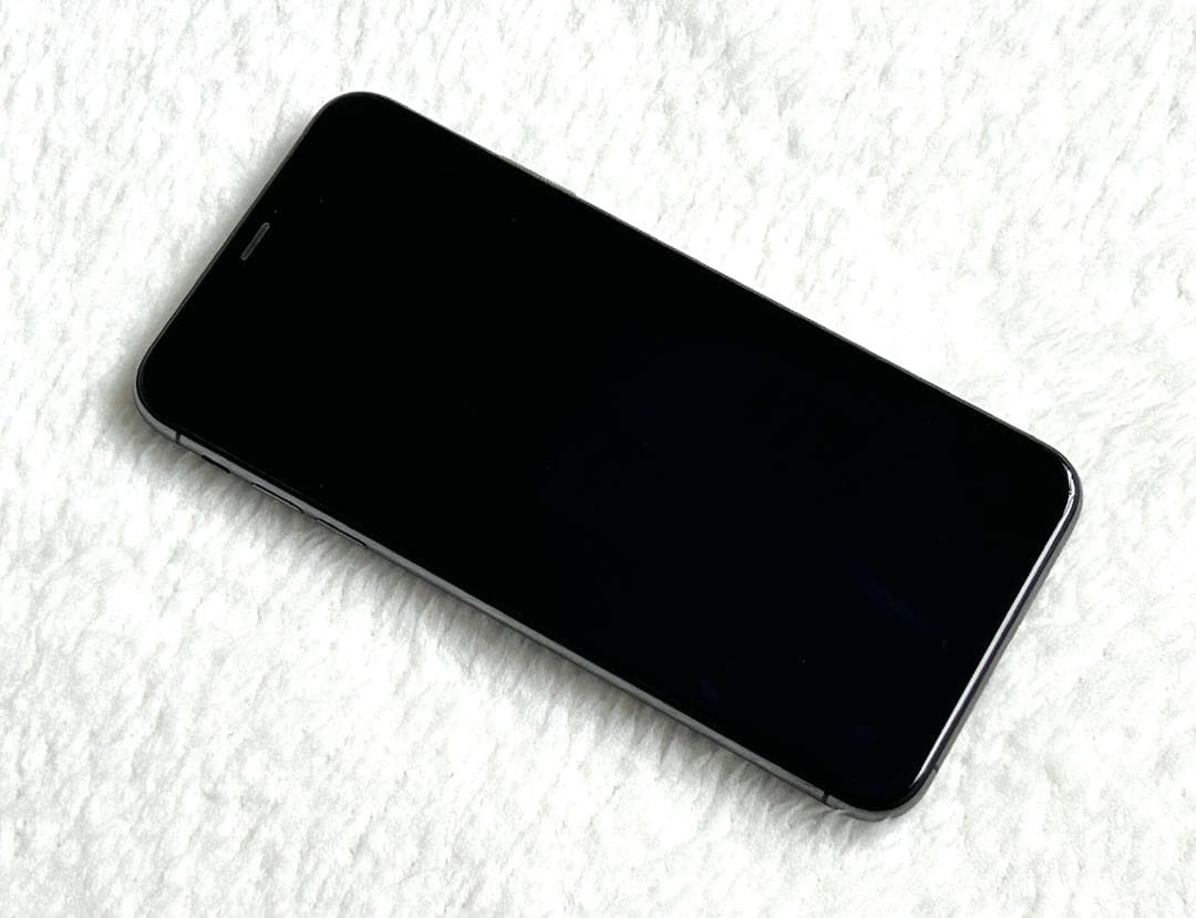 極美品　iPhoneXsMax　256GB　スペースグレイ　SIMフリー