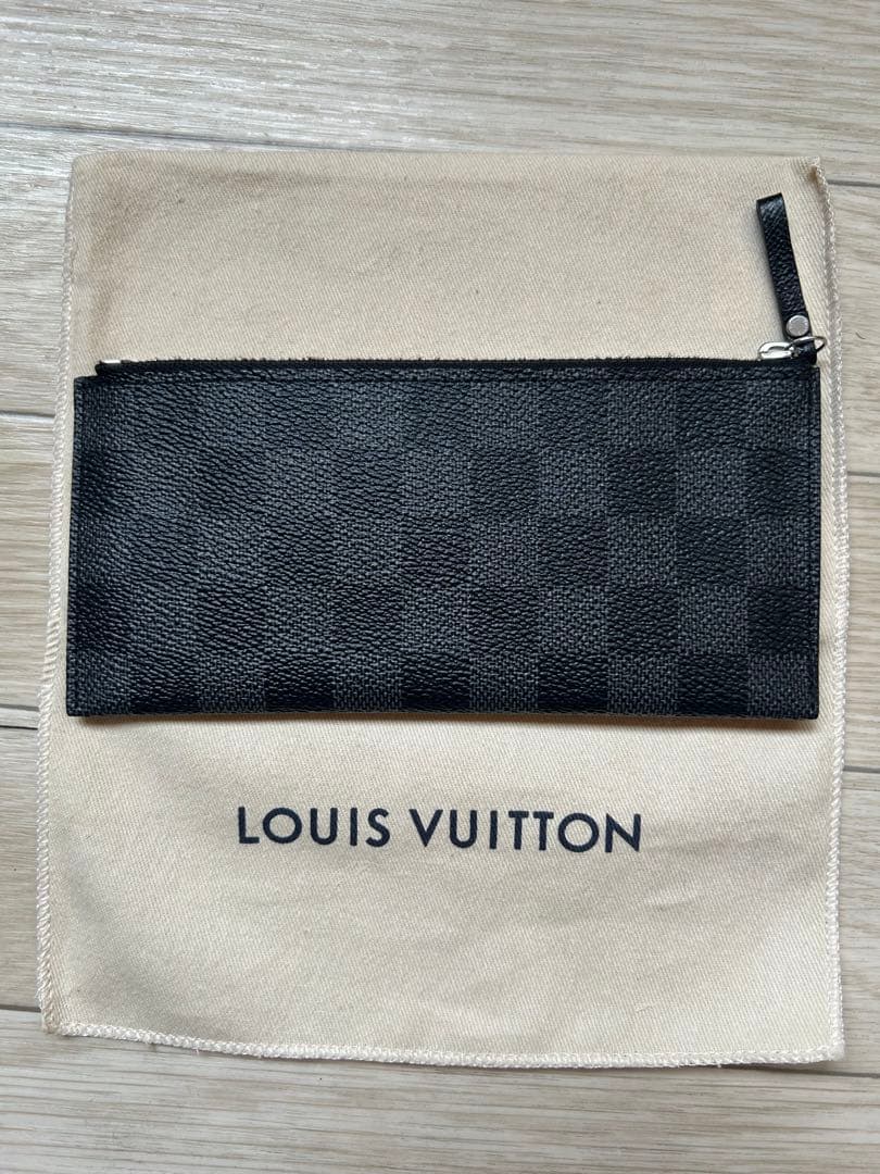 LOUIS VUITTON ダミエ長財布 保存袋付き