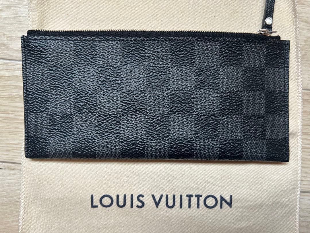 LOUIS VUITTON ダミエ長財布 保存袋付き