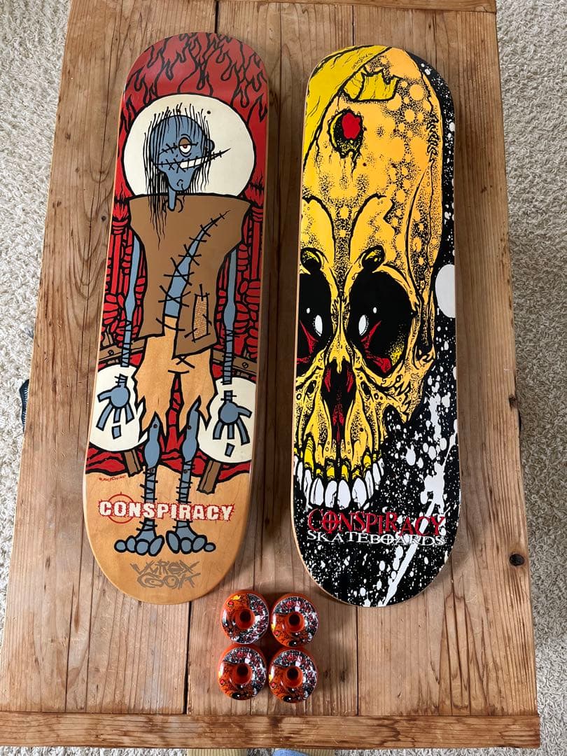 (タイムセール)希少・conspiracyヴィンテージ スケートボード