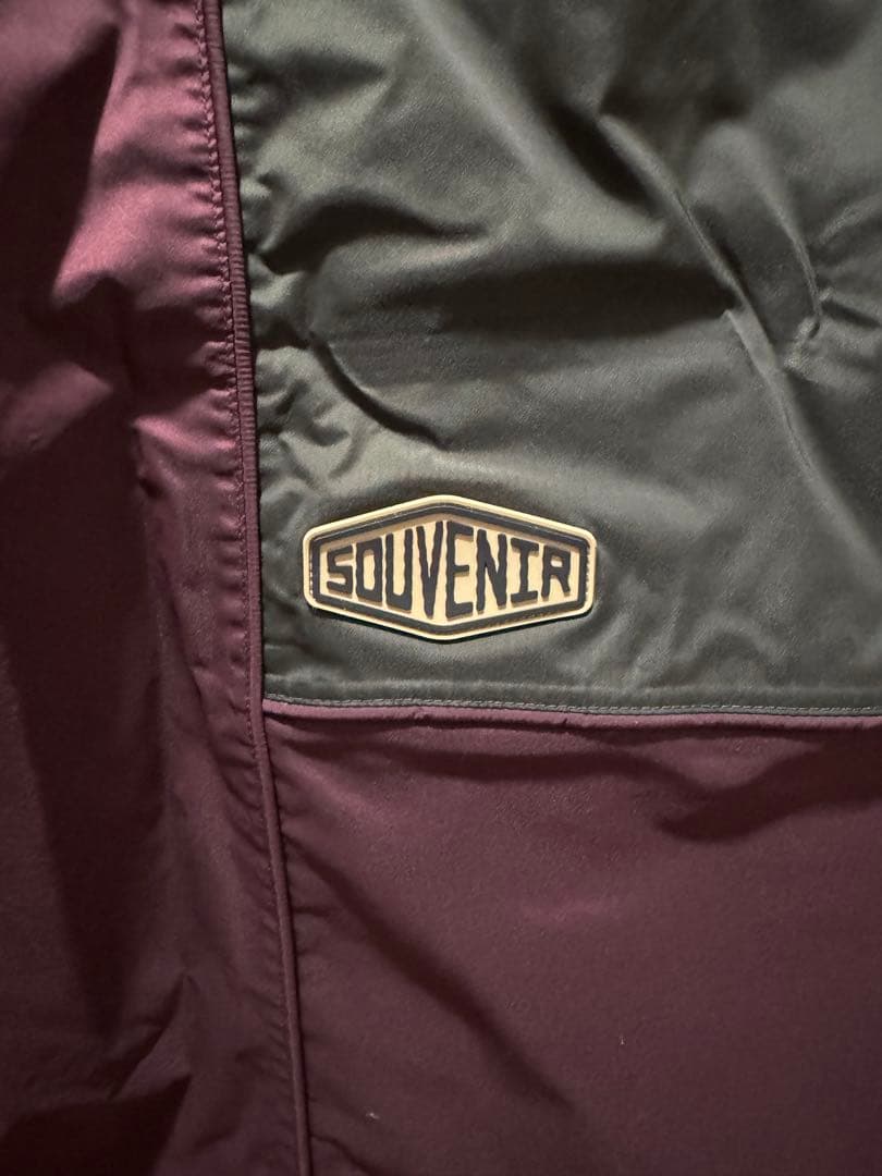 スーベニア　SOUVENIR スノーボードパンツ バーガンディ　Lサイズ