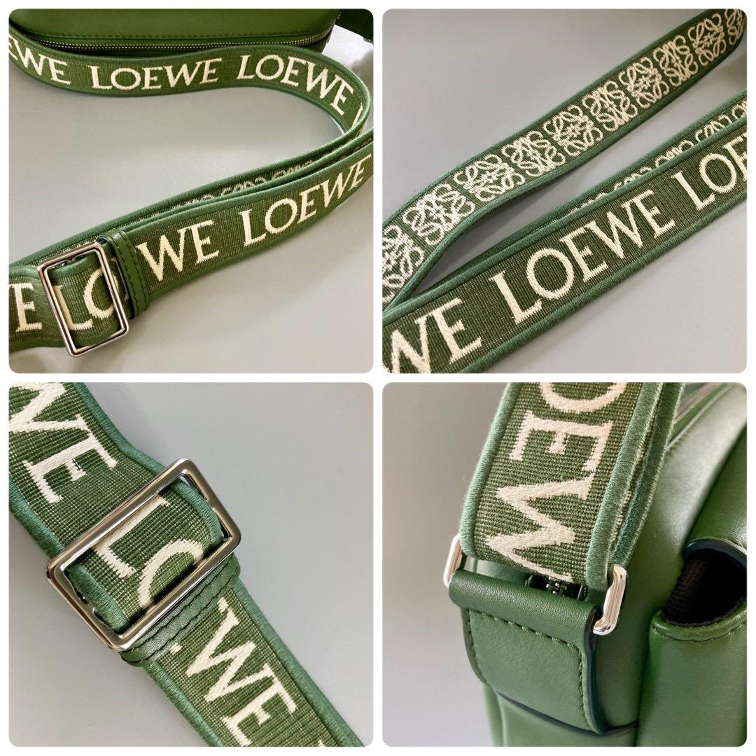 美品 LOEWE ロエベ ミリタリー メッセンジャーバッグ ショルダーバッグ