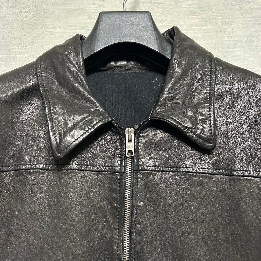 古着 DFOUR レザーフライトジャケット A-2タイプ サイズ54