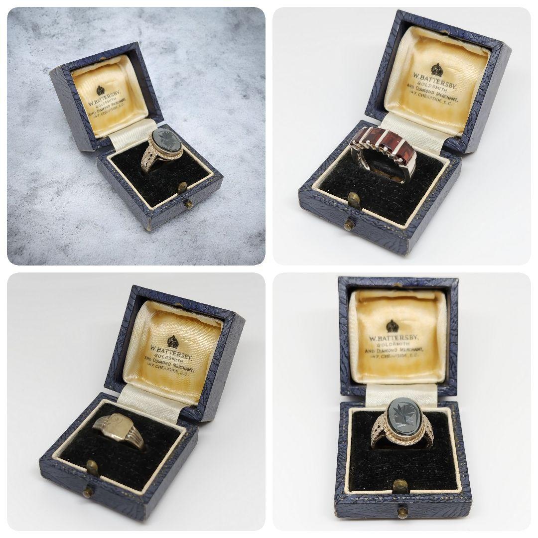 レア　英国アンティーク　W Battersby リングケース イギリス