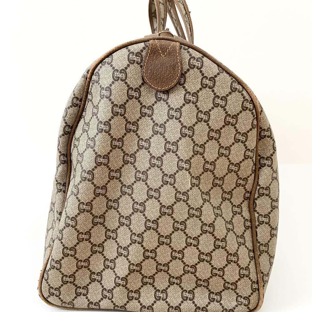 【希少】GUCCI オールドグッチ グッチプラス ボストンバッグ GGスプリーム