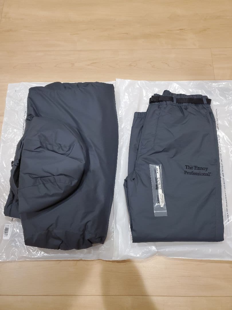 ジャケット・アウター ennoy PROFESSIONAL PADDED SETUP GRAY S