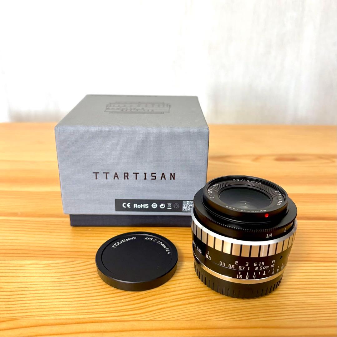 【美品】TTArtisan 23mm F1.4 Xマウント