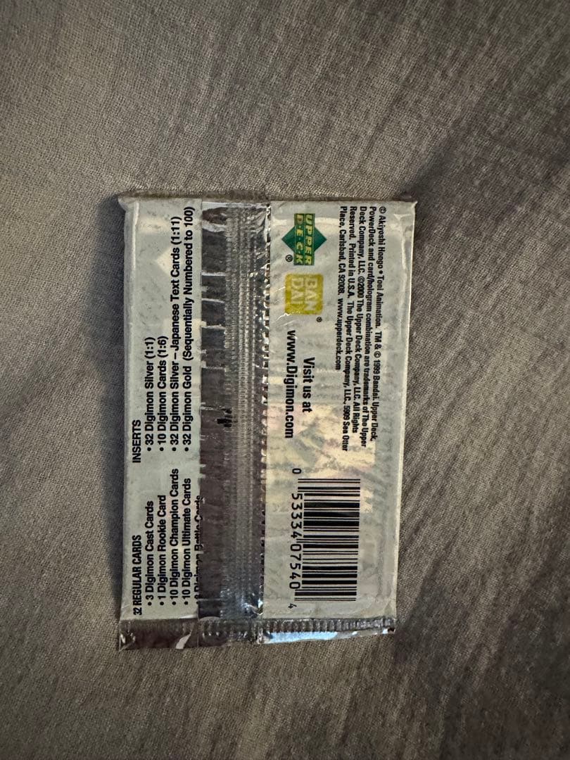 DIGIMON デジモン　トレーディングカード パック