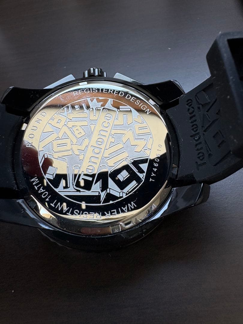 G1092 テンデンス ガリバー ラウンド クロノグラフ ブラック