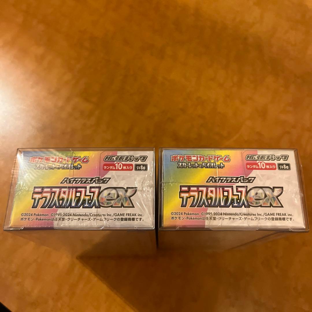 【新品未開封・シュリンク付きハードケース】テラスタルフェスEX 2個