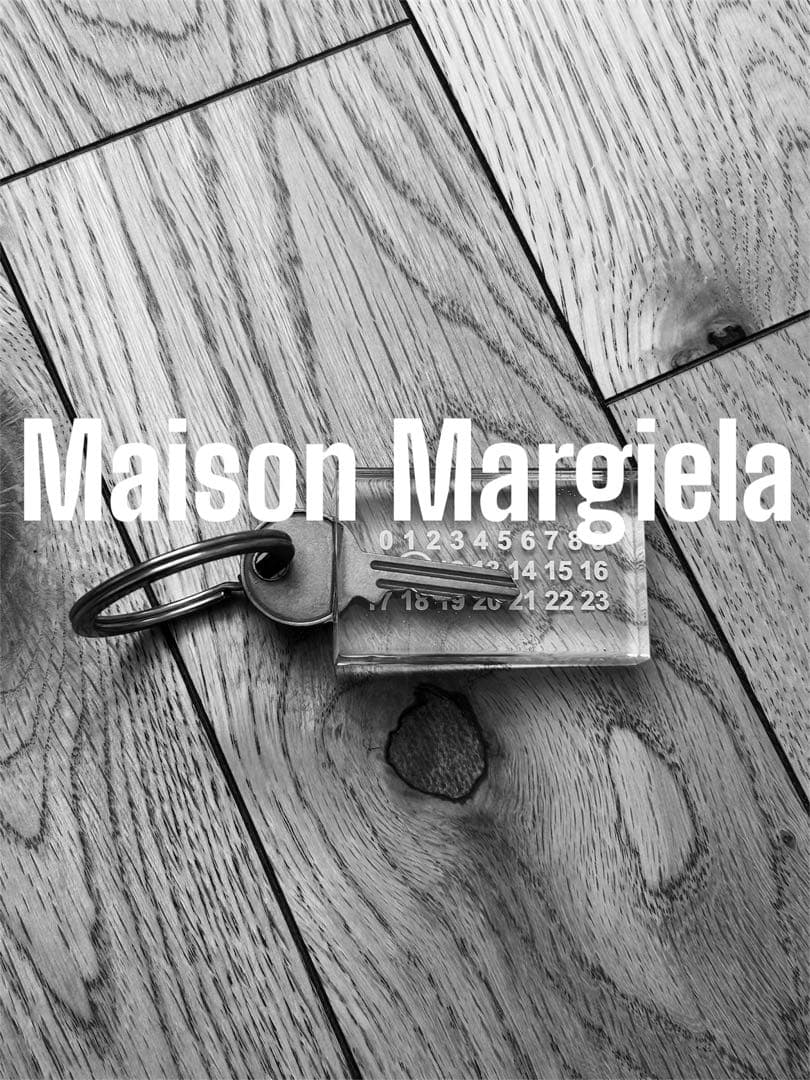 Maison Margiela シルバー　レジン　キーチェーン