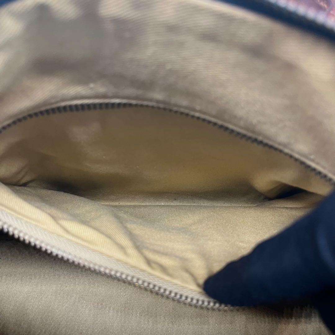 ポロラルフローレン 2way ミニボストンバッグ ショルダー チェック柄 PVC