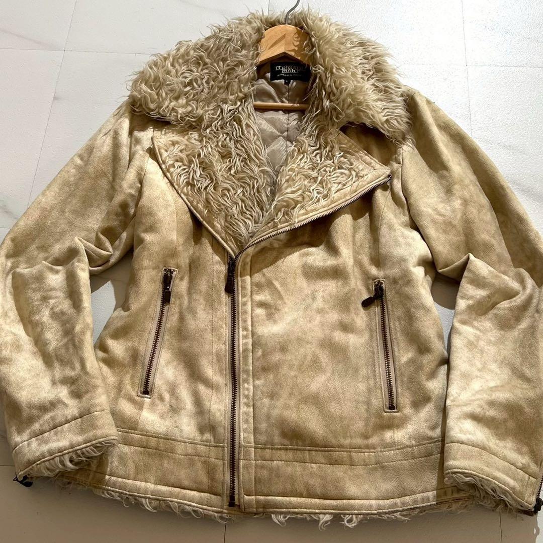 【極美品✨】トルネードマート Y2K ムートン ダブルライダースジャケット M