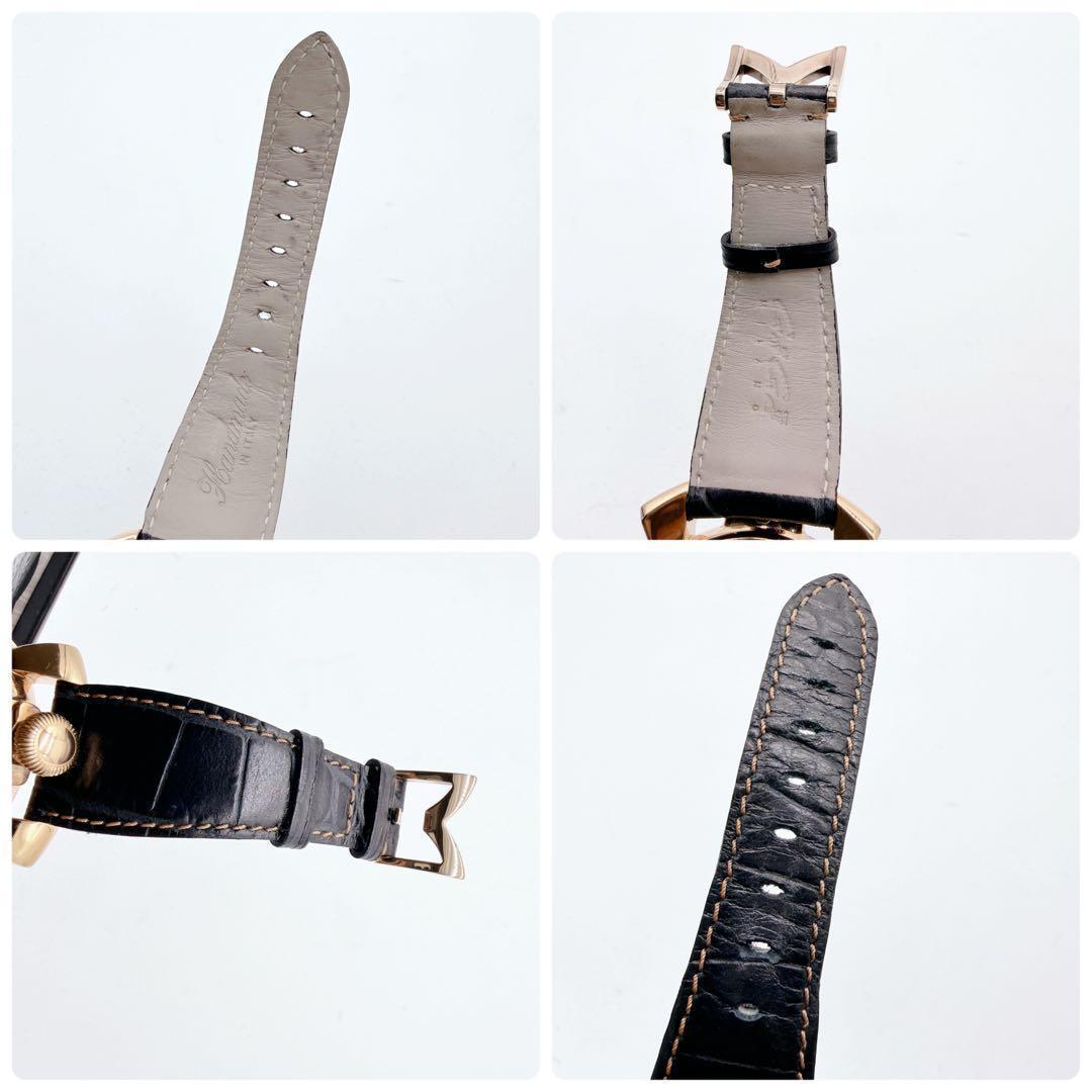 希少 GaGaMILANO MANUALE 稼働 手巻き スモセコ 星形 48