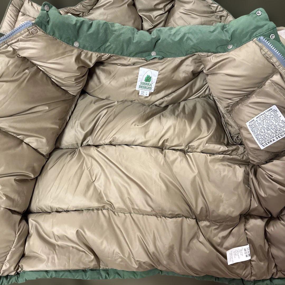 Sierra designs シエラデザイン　ロクヨンクロスダウンジャケットXL