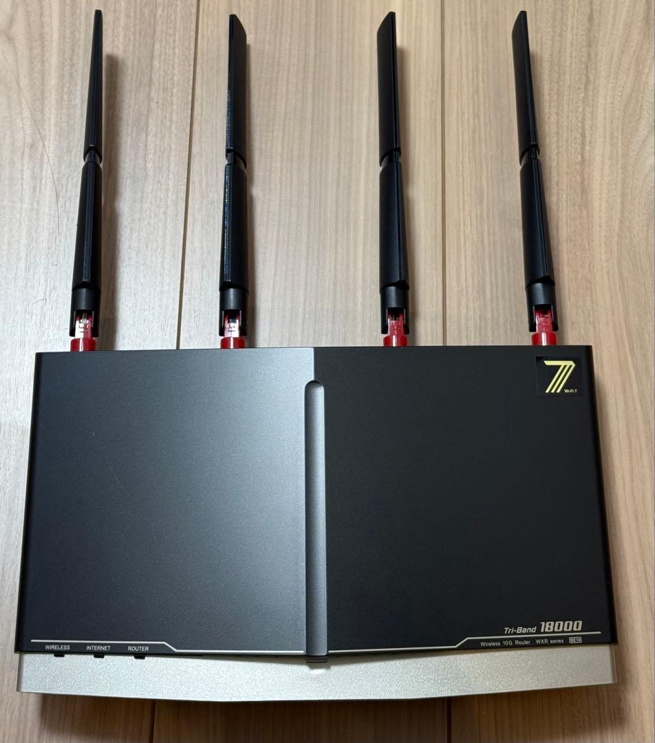 BUFFALO WXR18000BE10P 無線ルーター Wi-Fi 7対応