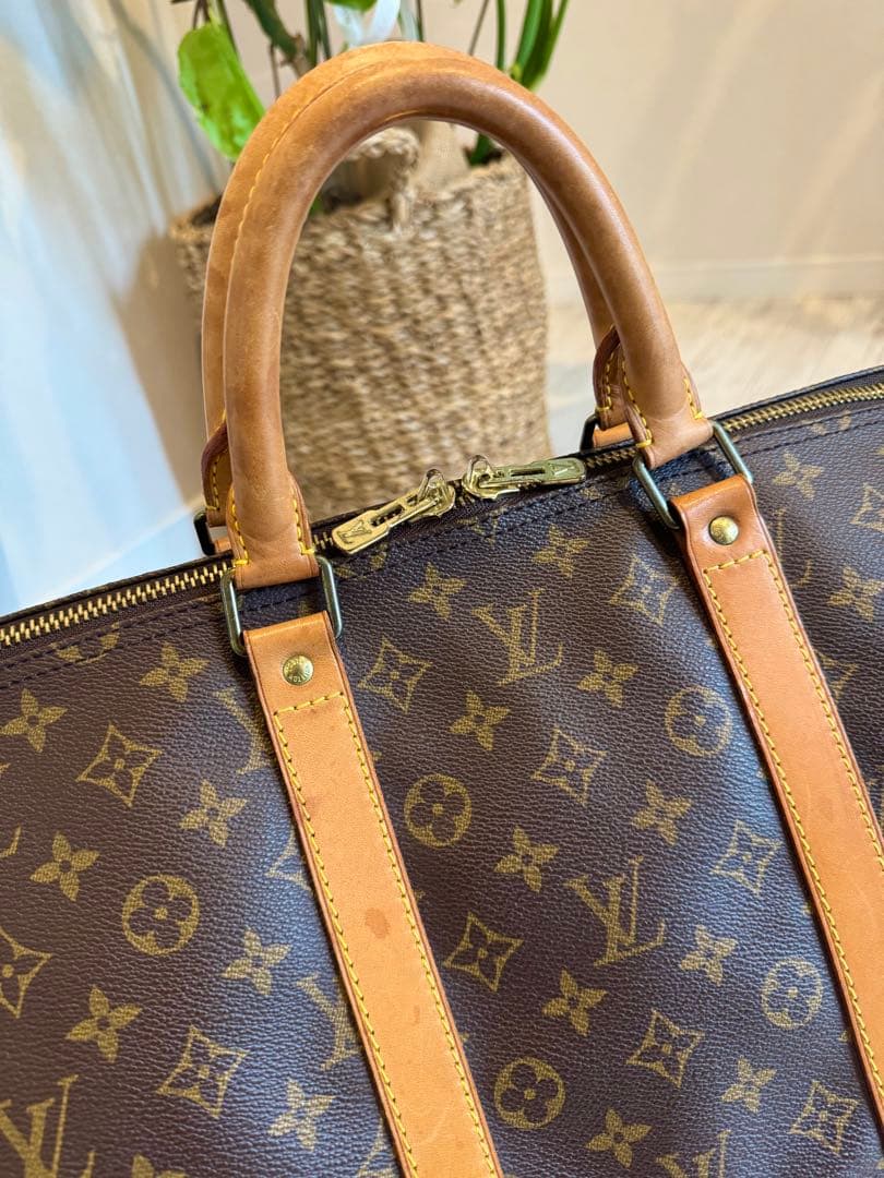 Louis Vuitton モノグラム ボストン キーポル・バンドリエール55