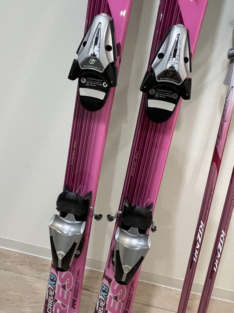 XERES CROSS CARVE X9 スキー板 & ストック ケース付き