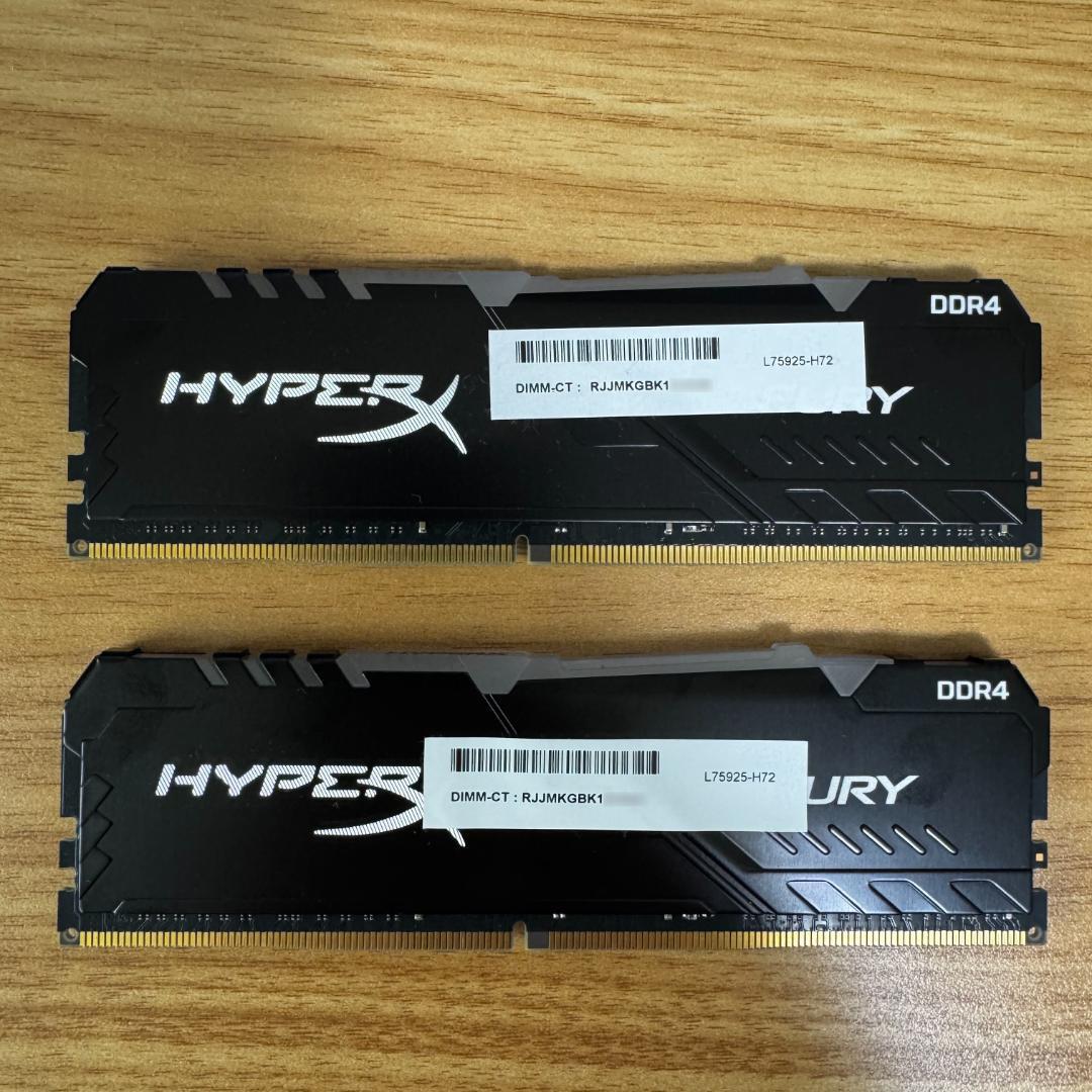 キングストン HyperX FURY DDR4 メモリー 32GB 16GB×2