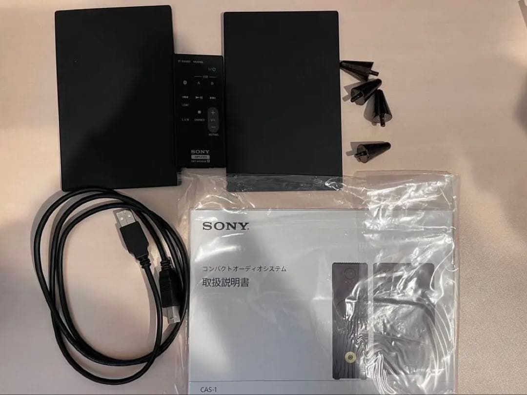 SONY コンパクトオーディオシステム CAS-1 ダークウッド