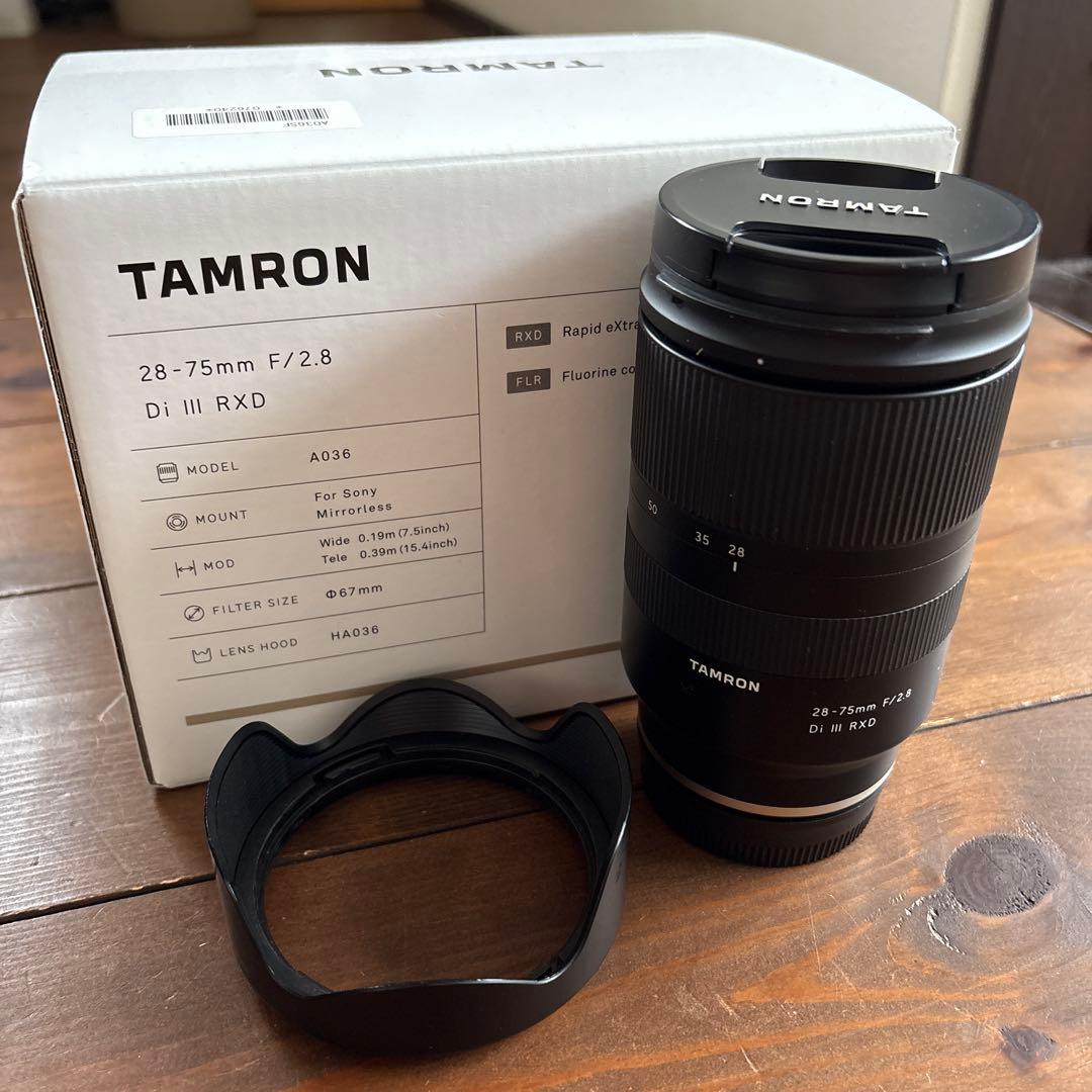 TAMRON 28-75mm F2.8 Di Ⅲ RXD ソニーEマウント用