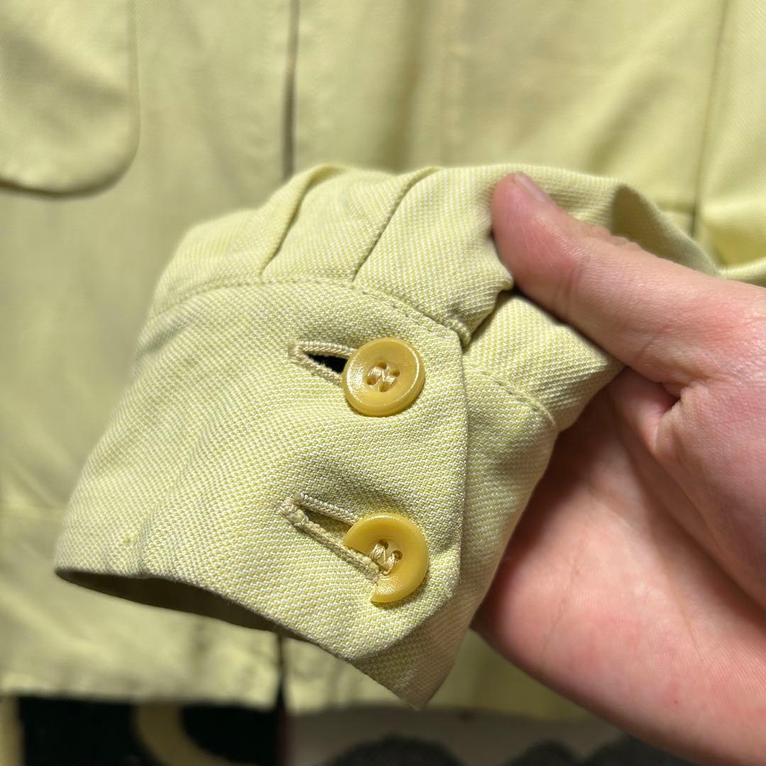 き*君様 50s ギャバジャン リブ付き